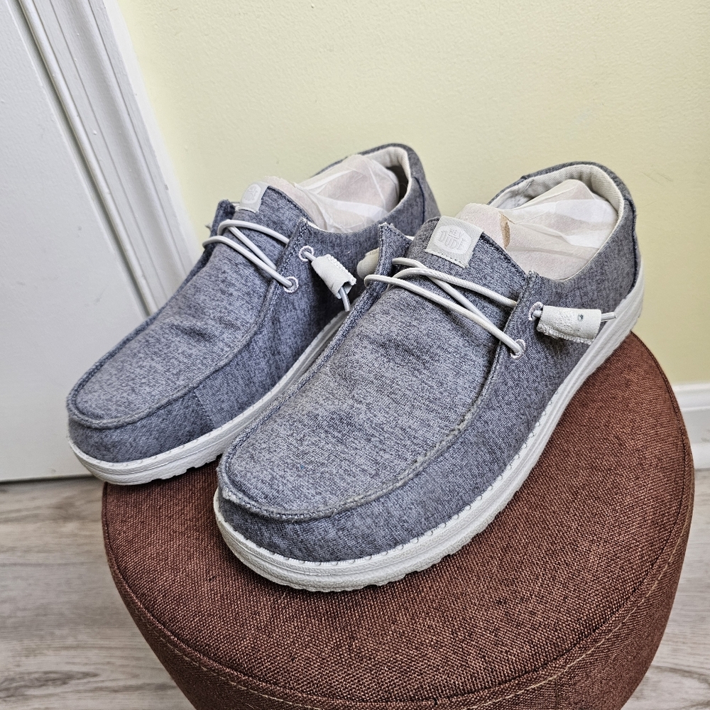 Hey Dude Wendy Fleece Causal Shoes Size 10 Worn Once!